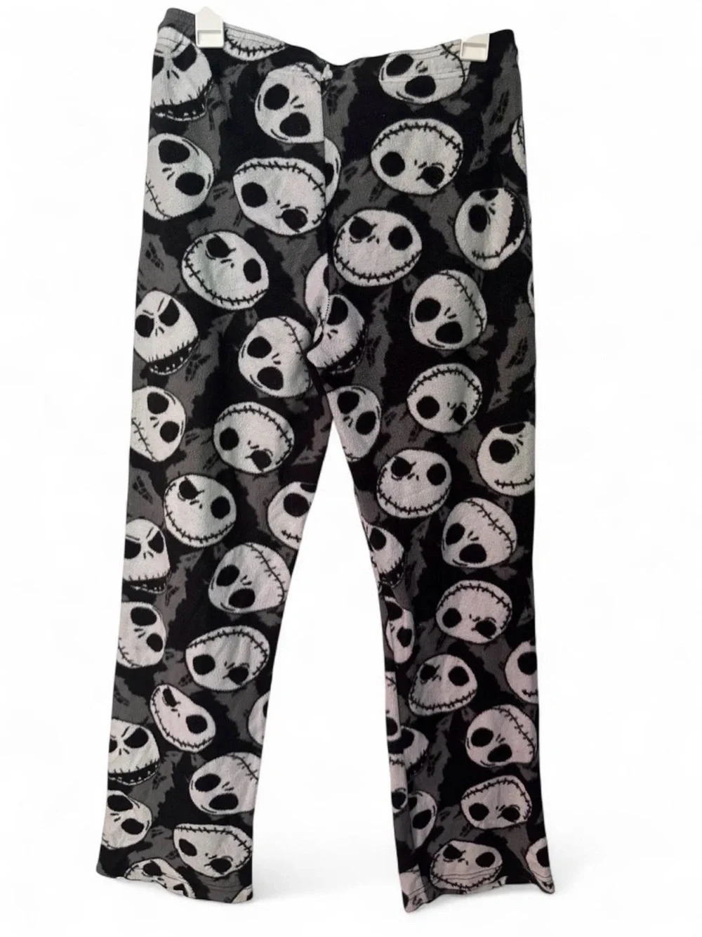 Disney Jack Skellington Black & Gray Fleece Pajama Pants